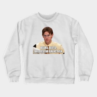 Real Bears beets battlestar galactica Crewneck Sweatshirt